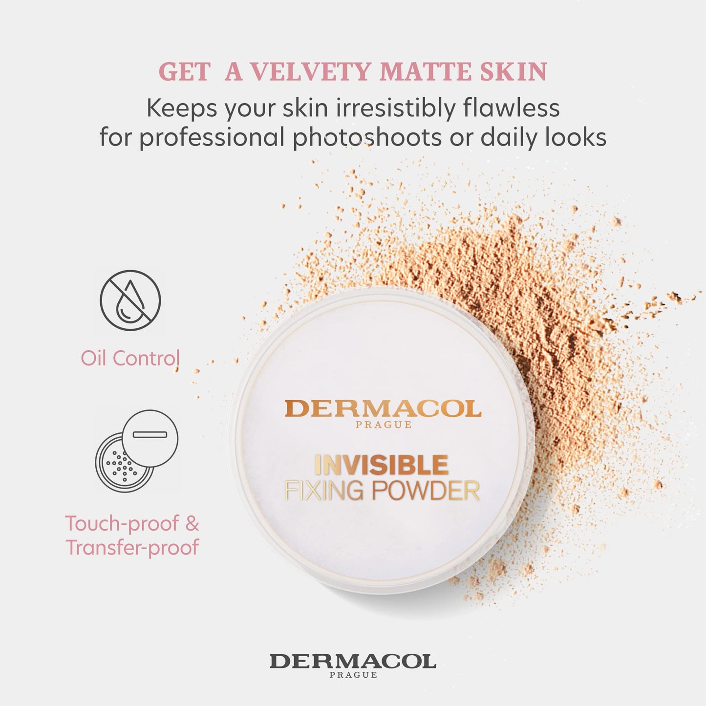Dermacol Invisible Fixing Powder Color Natural Beauty & Personal Care Dermacol