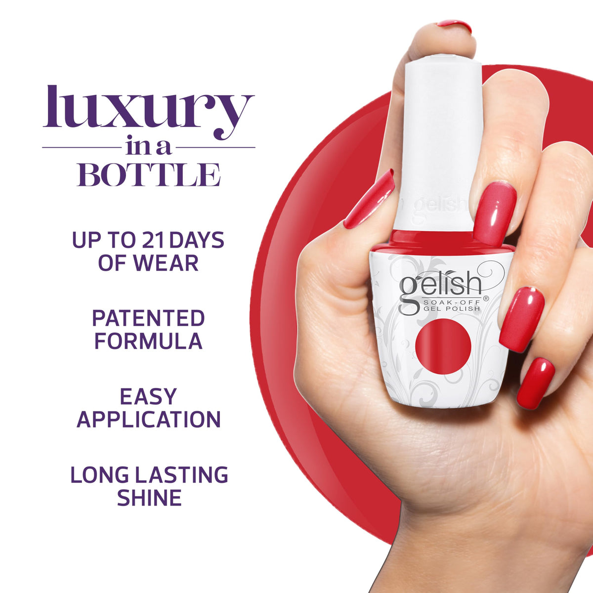 Gelish Summer Let's Roll Collection Gel Nail Polish: Give It A Curl, 15 mL