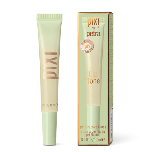 Pixi Beauty LipTone pH Reactive Lip Gloss in GoldGleam | Color Changing Tinted Lip Balm with Rosehip Oil & Shea Butter | Non-Sticky Mirror-Shine Beauty & Personal Care Pixi