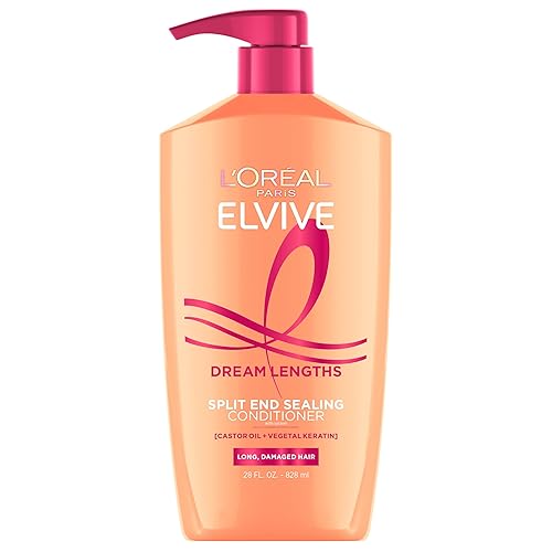 L'Oreal Paris Elvive Dream Lengths Super Detangling Conditioner With Fine Castor Oil and Vitamins B3 and B5 for Long, Damaged Hair, Instantly Beauty & Personal Care L'Oreal Paris