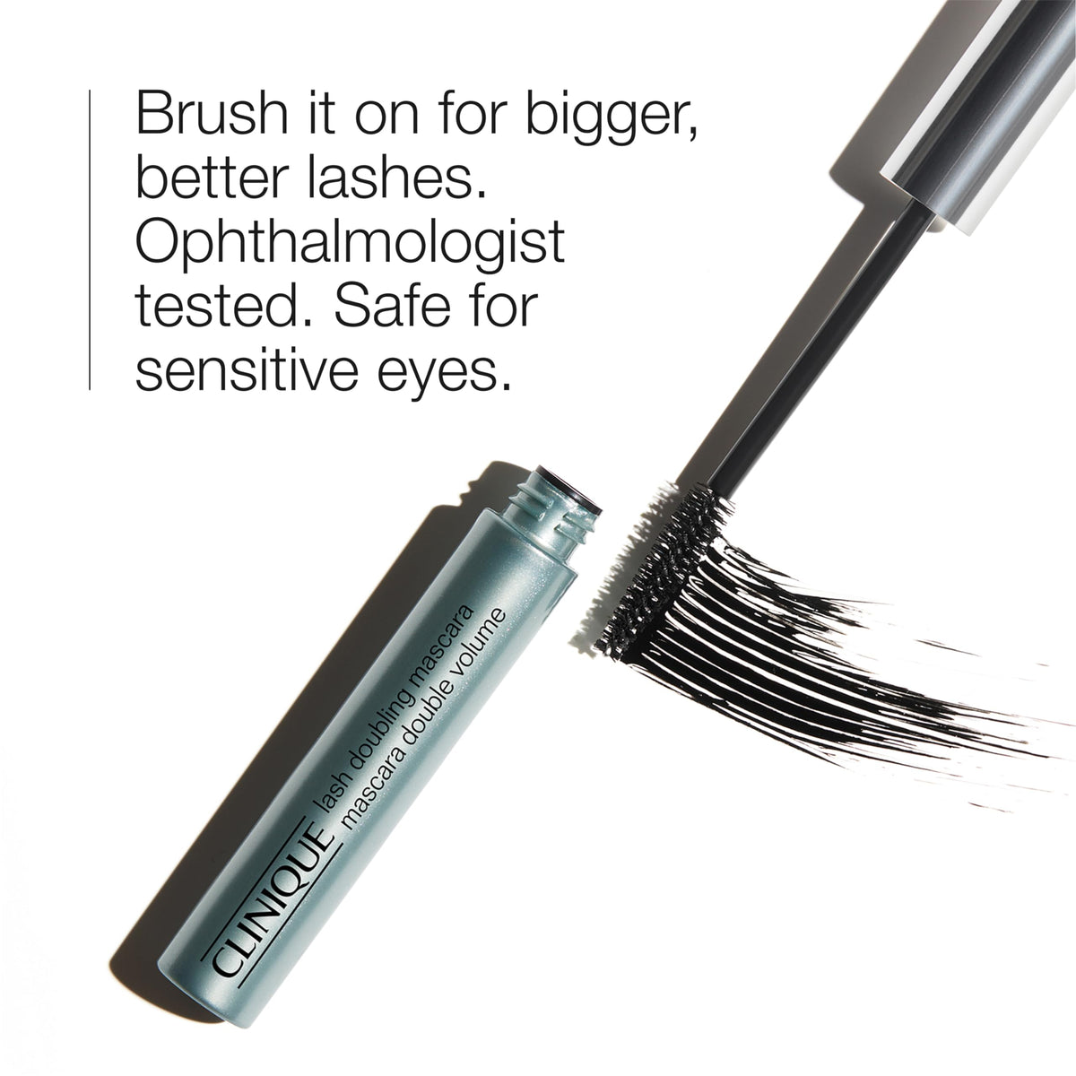 Clinique Lash Doubling Mascara | Length, Defining + Safe for Sensitive Eyes, Black, 1 Fl Oz Beauty & Personal Care Clinique