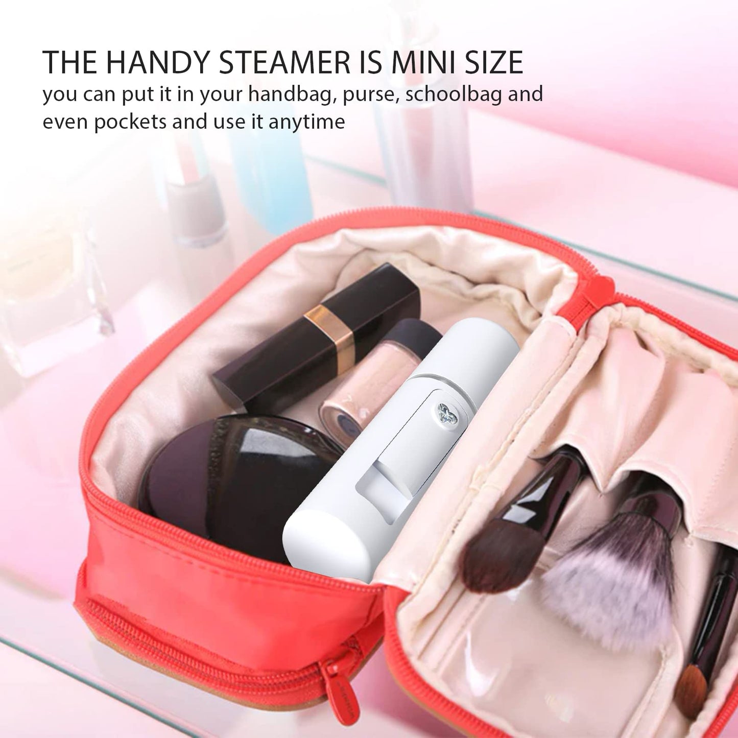 Nano Facial Mister Portable Mini Face Mist Handy Sprayer Automatic Eyelash Extensions Cool Facial Steamer Beauty & Personal Care MINI LOP