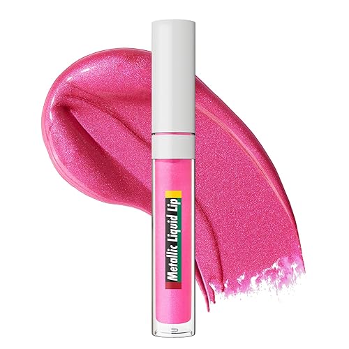 Black Radiance Cross Colours Metallic Liquid Lip, Moisture-Rich Ultra Glossy Finish, Pigment-Loaded Formula with Micro Glitter, Soft Paddle Beauty & Personal Care Black Radiance