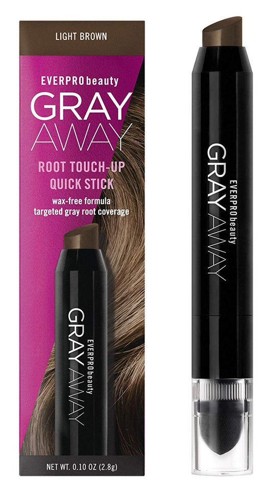 Everpro Gray Away Root Touchup Quick Stick Light Brown 0.10 Ounce (3ml) (2 Pack) Beauty & Personal Care EVERPRO