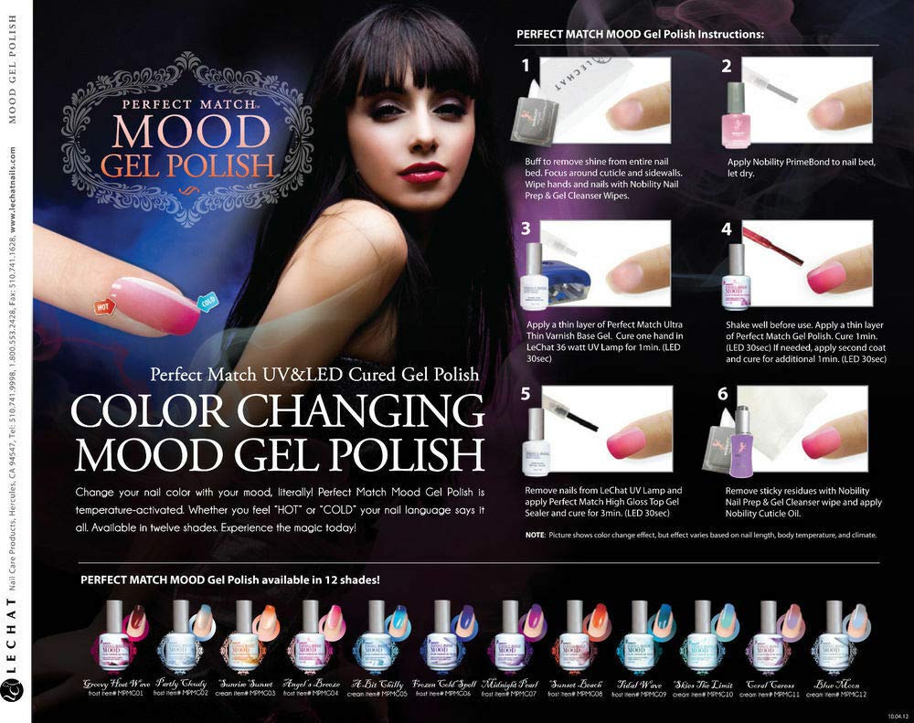 LECHAT Perfect Match Gel Polish Timeless Ruby (MPMG44), 0.500 Ounce Beauty & Personal Care LECHAT