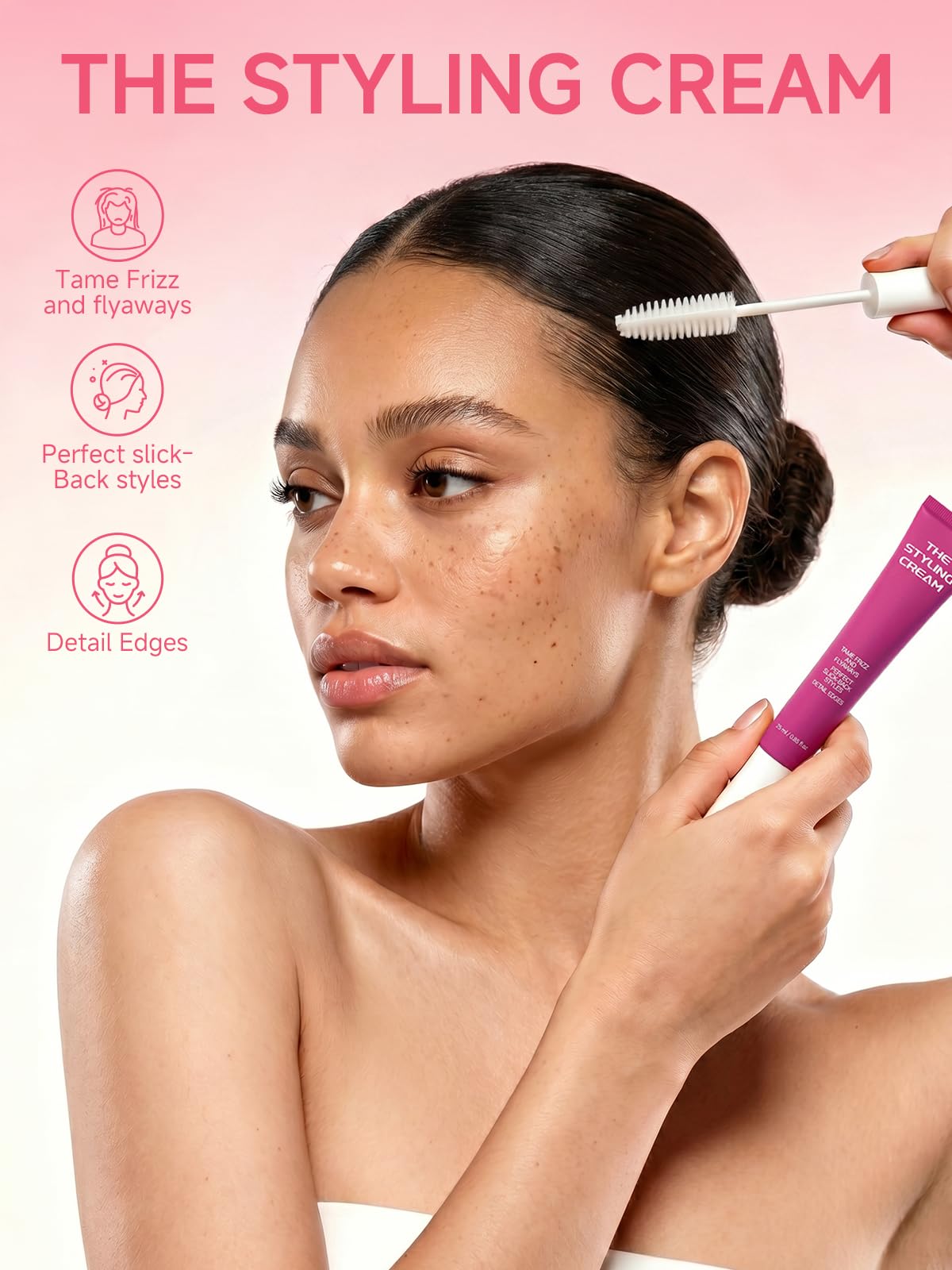 FAMIKYA Hair Mascara for Flyaways, Fly Away Hair Stick, Wax Stick for Hair, Lightweight Anti Frizz Slick Back Hair Styling Wax Stick, Taming Wand Gel Beauty & Personal Care FAMIKYA