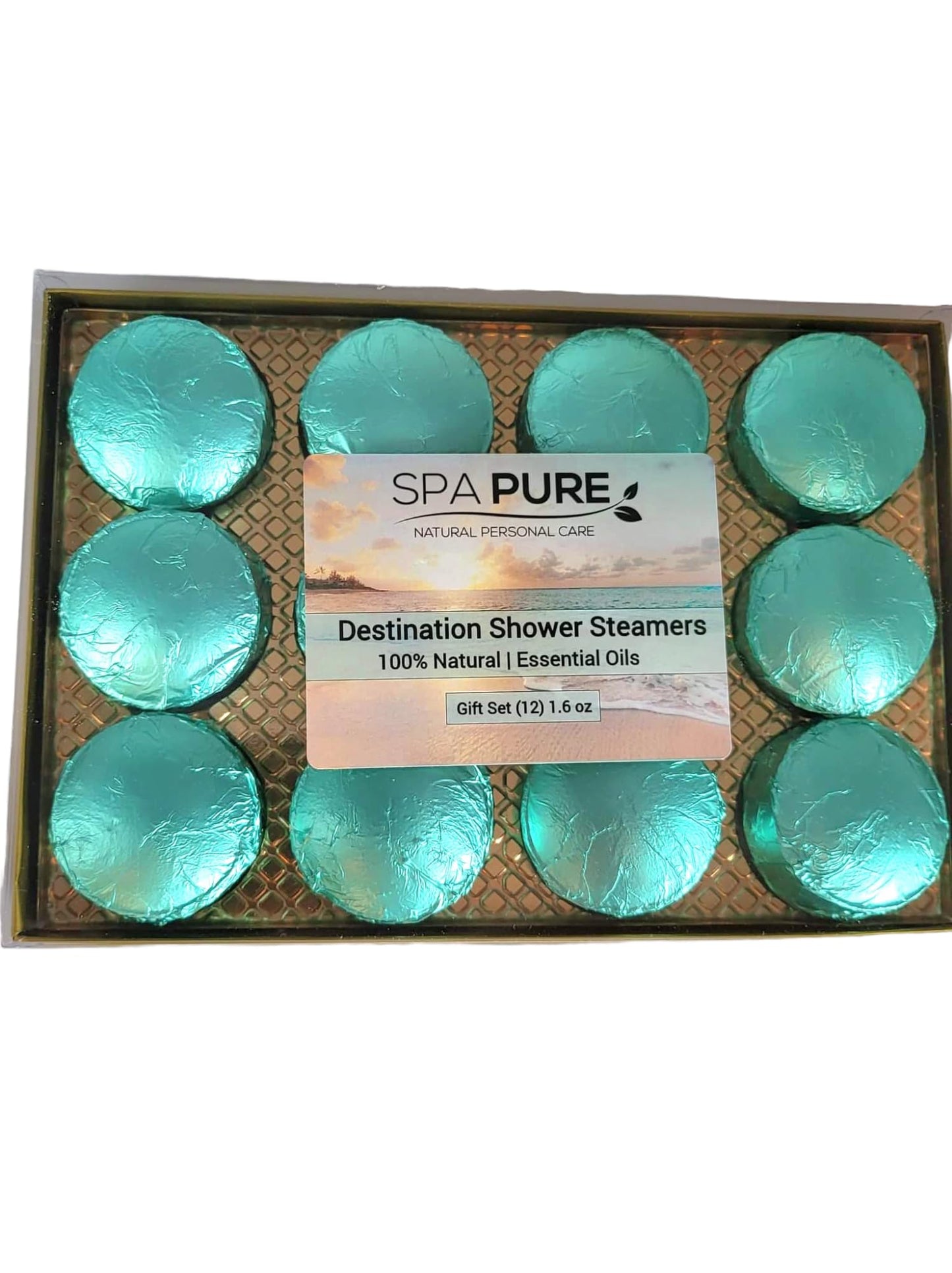 Spa Pure Aromatherapy Shower Bombs: Destination Shower Steamers, Rejuvenating New Scents, Tablets, Bomb, Bath Melts for Women, Men, All Natural (12… Beauty & Personal Care Spa Pure