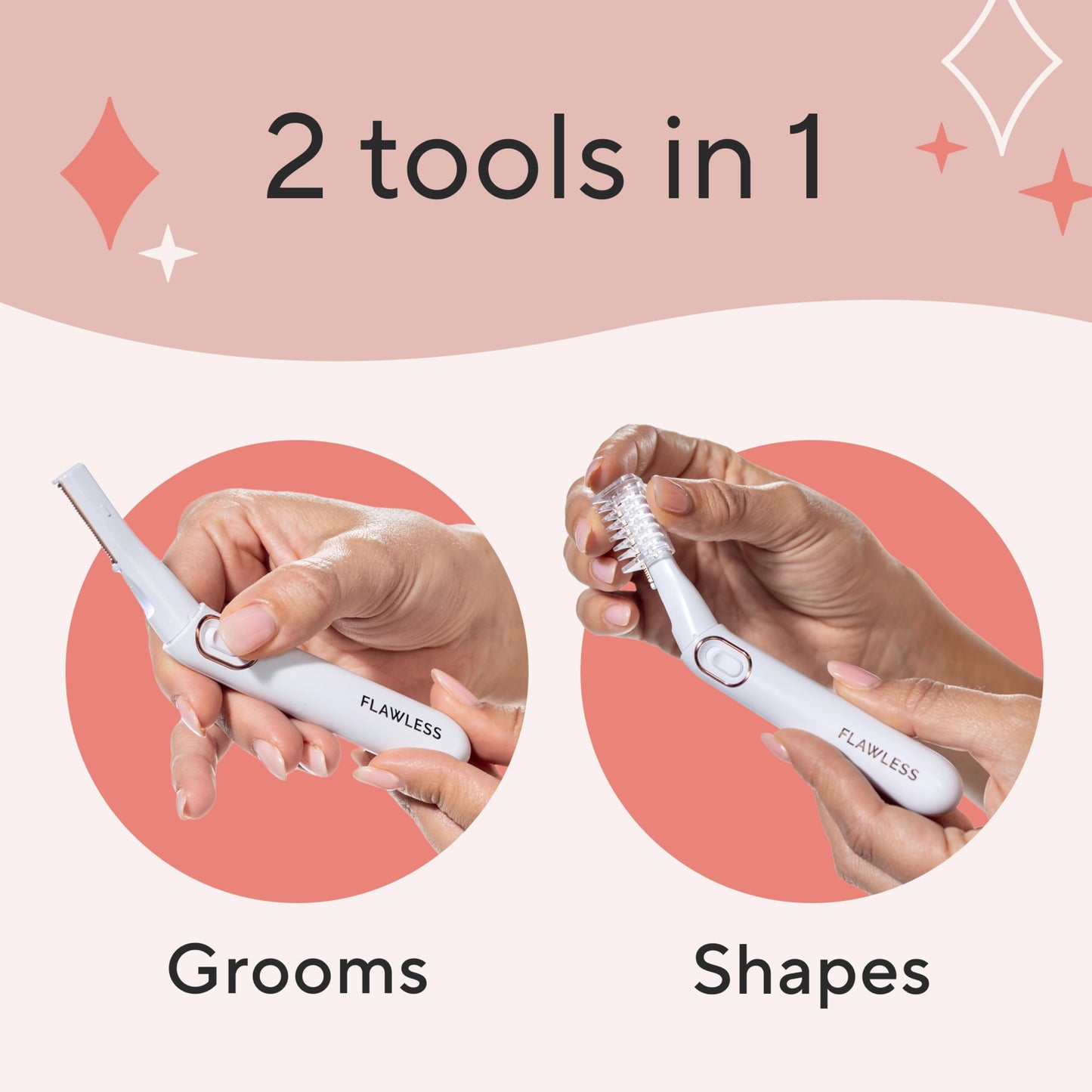 Finishing Touch Flawless Bikini Shaver and Trimmer Hair Remover for Women, Dry Use Electric Razor, Personal Groomer for Intimate Ladies Shaving, No Beauty & Personal Care Finishing Touch Flawless