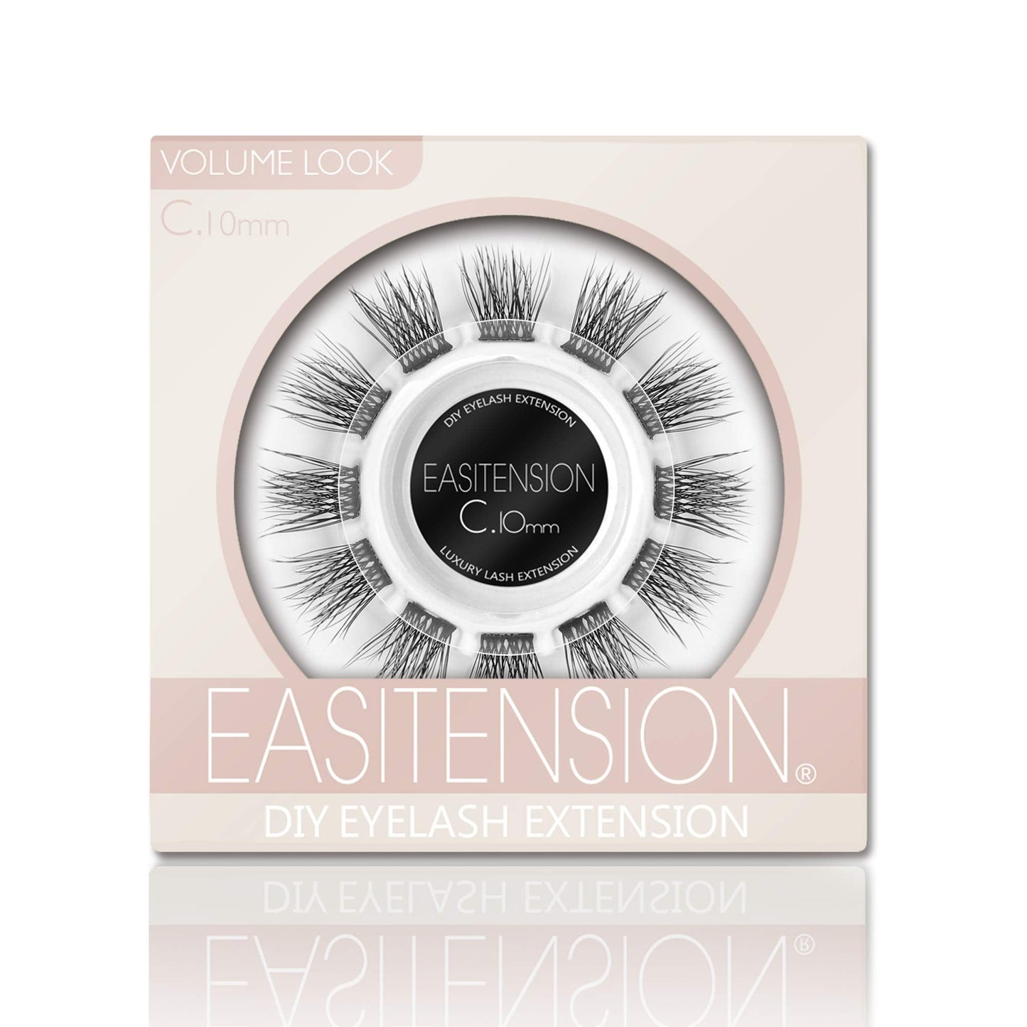 Self Adhesive Eyelashes 156 PCS EASITENSION DIY Eyelash Extension, 7D Effect Individual Melt Flare Lash Cluster Natural Lashes Set, Home Eyelash Beauty and Personal Care EASITENSION Default Title