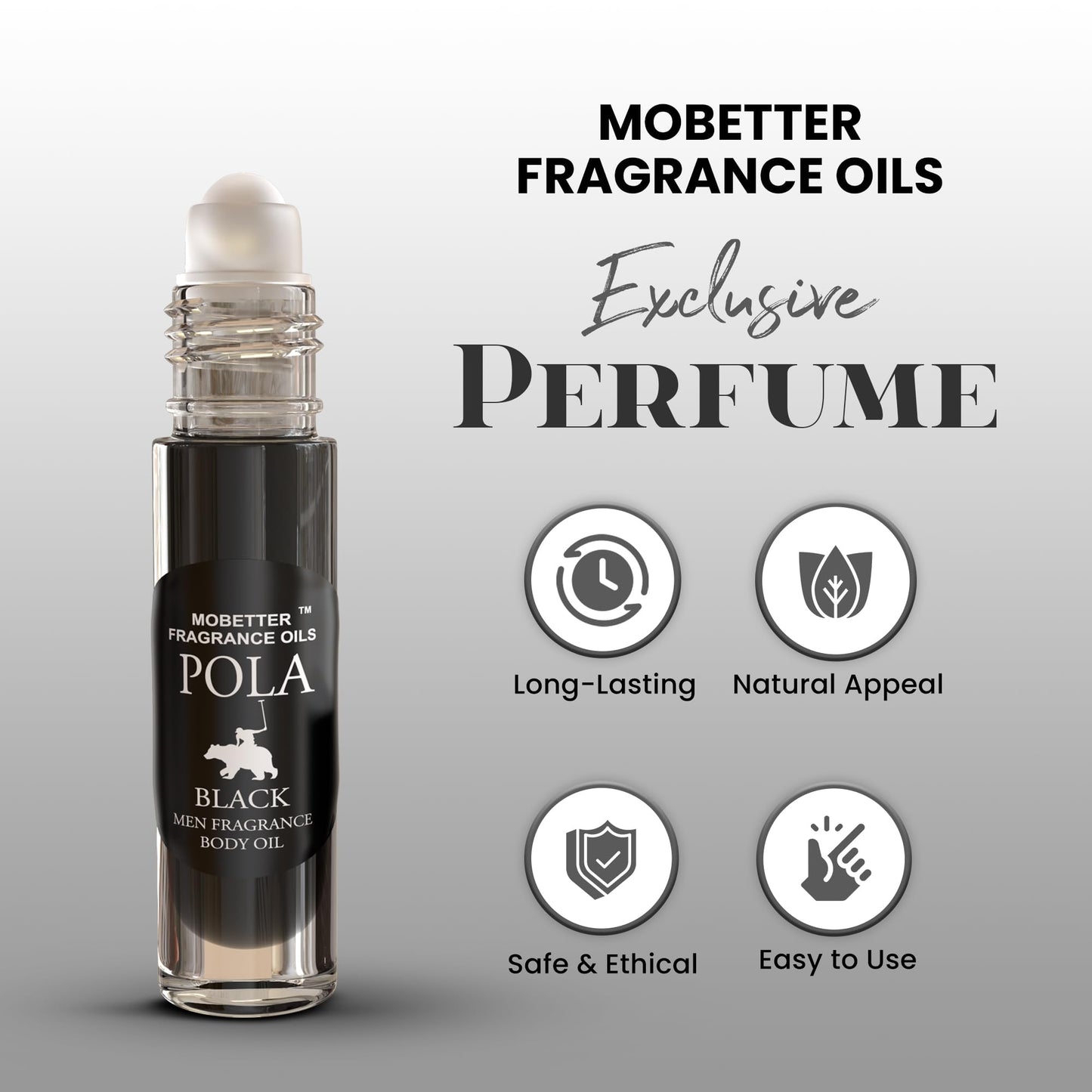 MOBETTER FRAGRANCE OILS Pola Black Fragrance Body Oil for Men Beauty & Personal Care MOBETTER FRAGRANCE OILS