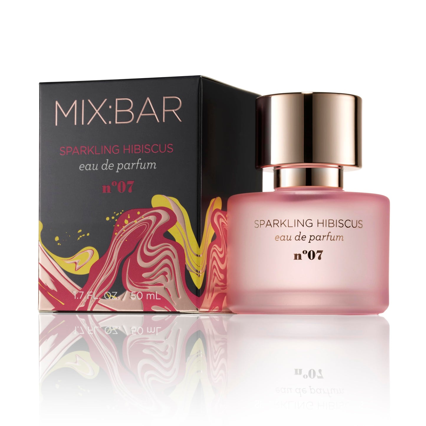 MIX:BAR Sparkling Hibiscus Perfume for Women - Bergamot, Hibiscus, Cashmere Musk, Champagne Bubble Fragrance Notes - Fruity Scent Eau de Parfum Spray Beauty & Personal Care MIX:BAR