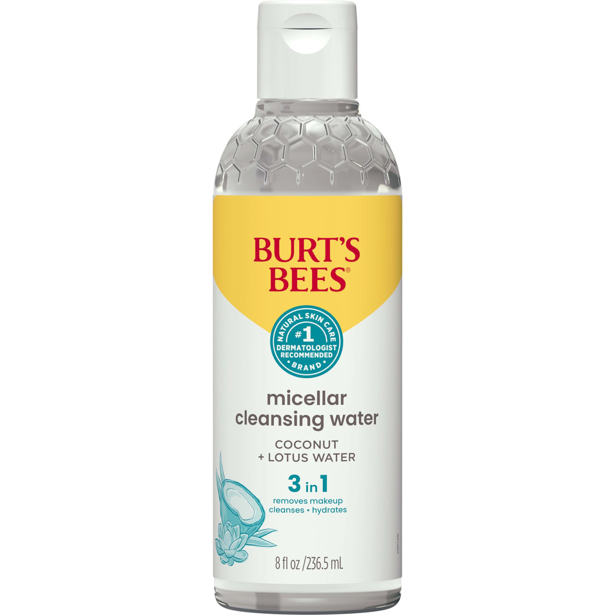 Burt's Bees Micellar Cleansing Water with Coconut & Lotus Extract, 8 Oz (Package May Vary) Beauty & Personal Care Burt's Bees