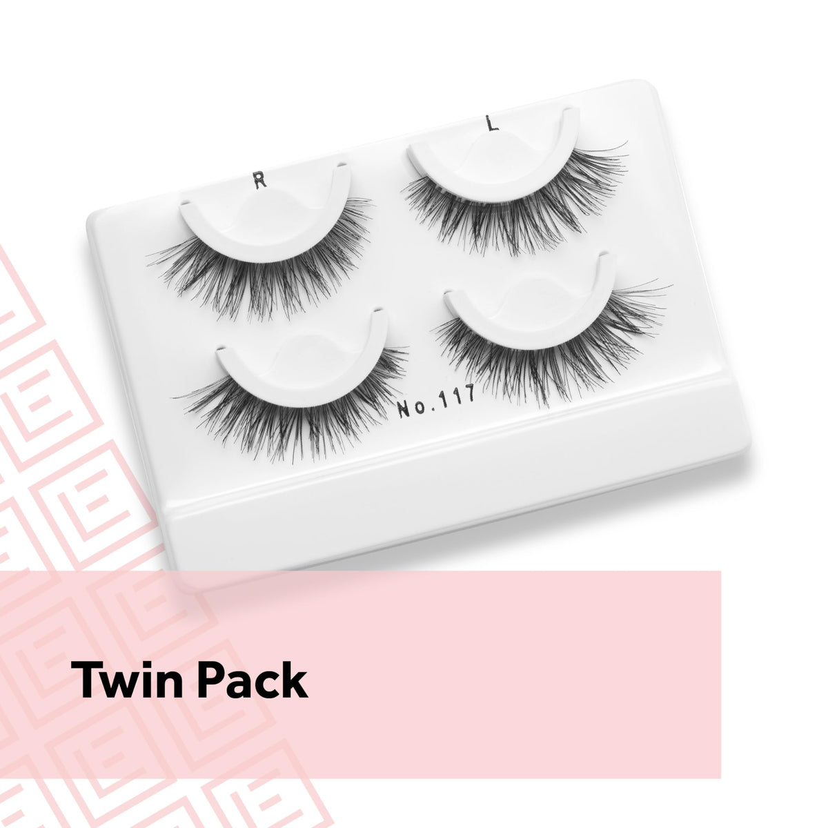Eylure Pre-Glued Wispy Light Texture Eyelashes, No.117, Twin Pack Beauty & Personal Care Eylure