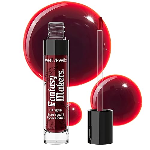 wet n wild Halloween Fantasy Makers Lip Stain, Long lasting Buildable Color, Weightless Formula, Cruelty-Free - Vampire's Bite Beauty & Personal Care wet n wild