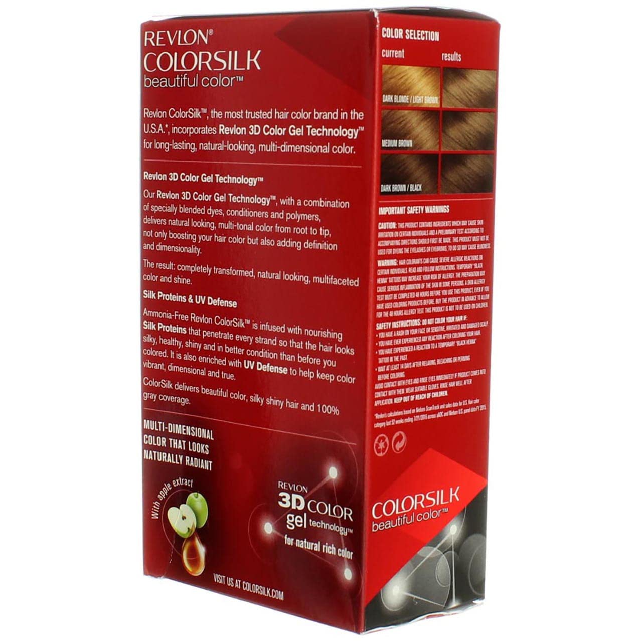 Revlon ColorSilk Beautiful Color 41 Medium Brown 1 ea (Pack of 3) Beauty & Personal Care REVLON