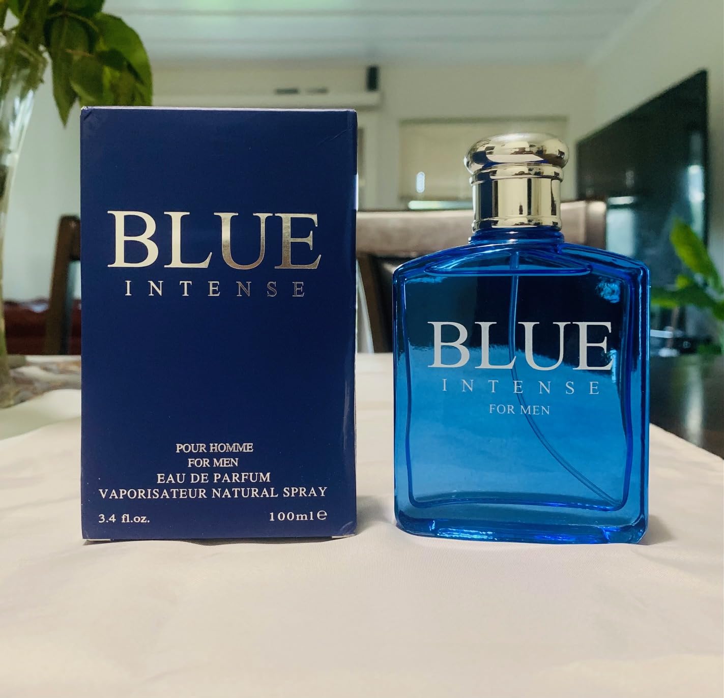 United Scents Blue Intense Eau de Parfum for Men, 3.4 fl oz / 100 mL Beauty & Personal Care Blue intense