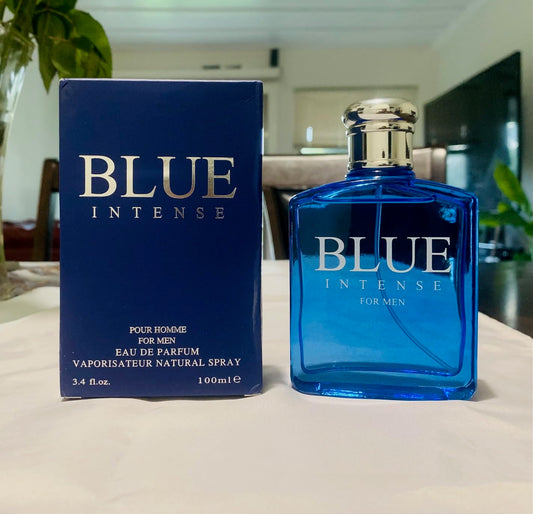 United Scents Blue Intense Eau de Parfum for Men, 3.4 fl oz / 100 mL Beauty & Personal Care Blue intense