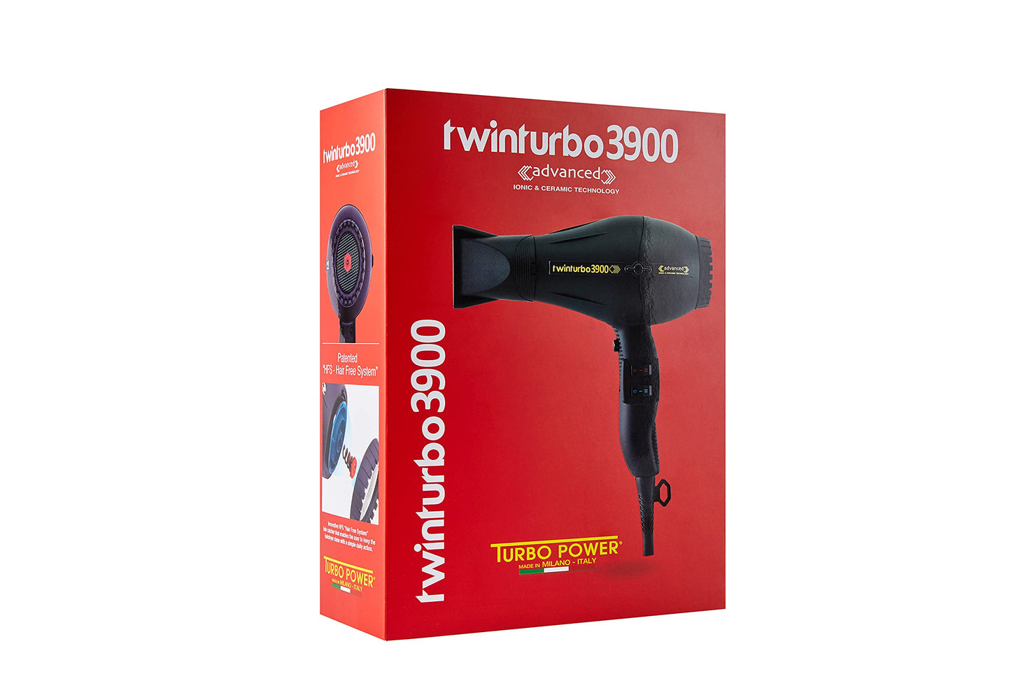 Turbo Power Twin Turbo 3900 Advanced Hair Dryer - Black Beauty & Personal Care Turbo Power