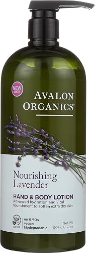Avalon Organics Hand & Body Lotion, Nourishing Lavender, 32 Oz Beauty & Personal Care Avalon Organics