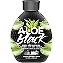 Tanning Paradise Aloe Black Lotion - Anti-Aging Matte Black Bronzer, Anti-Orange, Tattoo & Color Fade Protection, Deep Hydration, Matte Blackest Beauty & Personal Care TANNING PARADISE