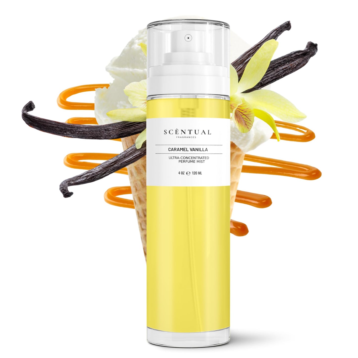 Scentual Fragrances, Ultra-Concentrated Hair & Body Perfume Mist, Long Lasting Women's Fragrance, Gourmand Perfumes for Women, Vegan and Cruelty Free Beauty & Personal Care Scentual Fragrances
