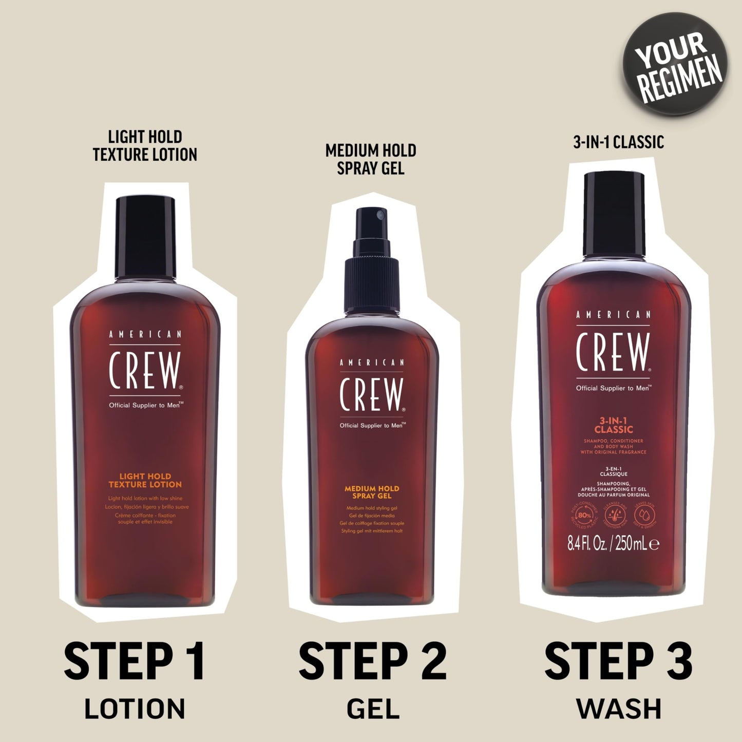 AMERICAN CREW Prep & Prime Tonic, 8.4 Fl Oz Beauty & Personal Care AMERICAN CREW
