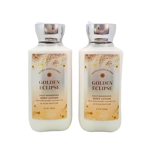 Bath & Body Works Body Lotion, Gift Set of 2, 8oz Each (Golden Eclipse) Beauty & Personal Care Bath & Body Works