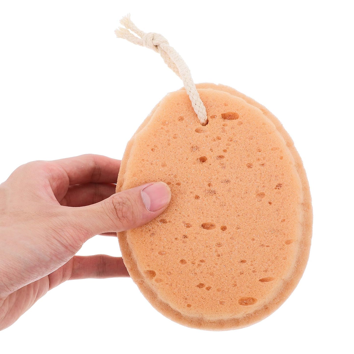 SAFIGLE 3pcs Honeycomb Bath Sponges and Adults Soft Sponge Bath Body Scrubber Set and Adult Bathing Light Brown Beauty and Personal Care SAFIGLE