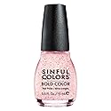 SinfulColors Bari Revlon 6407-99 .5 Oz Pink Glitter Professional Nail Polish Beauty & Personal Care SinfulColors