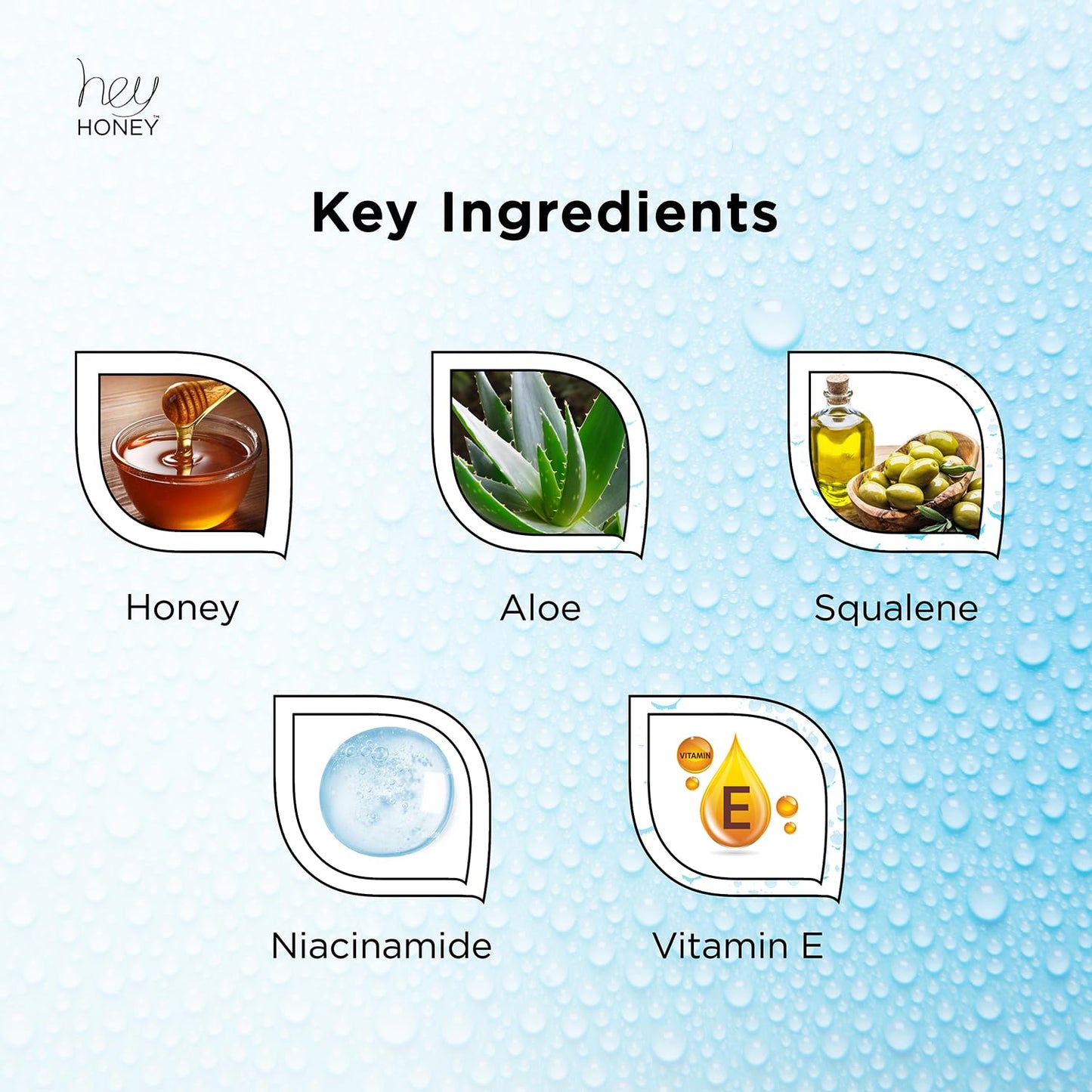 Hey Honey Skincare Make A Splash | Intense Hydrating Niacinamide Aqua Face Serum | Intense Hydration with Anti-aging Benefits | 1.5 Oz Beauty & Personal Care Hey Honey