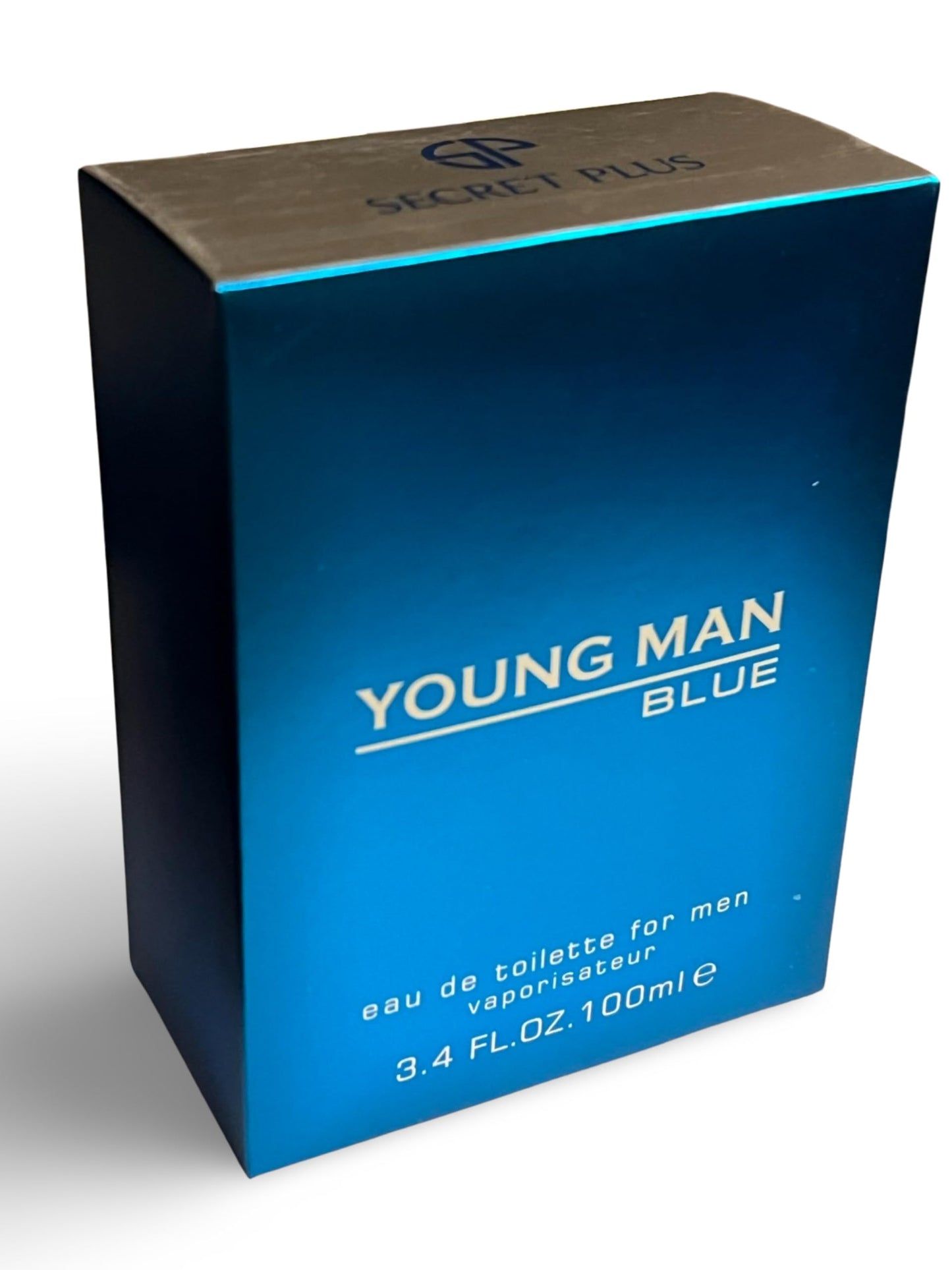 Secret Plus YOUNG MAN BLUE Eau de Toilette for Men - 3.4 Fl Oz Beauty & Personal Care Secret Plus