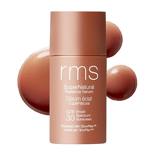 RMS Beauty SuperNatural Radiance Serum SPF 30 - Tinted Mineral Sunscreen & Niacinamide Glow Primer - Corrects Redness & Dullness - 1 oz Beauty & Personal Care RMS Beauty