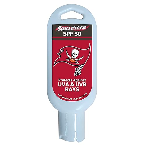 FANMATS 34746 Tampa Bay Buccaneers 1.5oz SPF 30 Sunscreen Beauty & Personal Care FANMATS