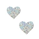 Neva Nude Unicorn Tears Sequin White Sparkle I Heart U Bodistix - Glitter Body Stickers for Festivals, Raves, & Parties | Medical Grade Adhesive Beauty & Personal Care Neva Nude
