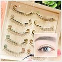 Dorisue False Eyelashes Super Natural Light Volume Short Length and light color lashes Soft Like Real Lashes Black False Eyelashes Charming Eye Lash Beauty & Personal Care Dorisue