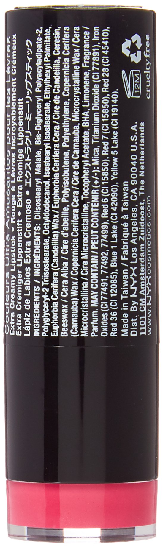 NYX PROFESSIONAL MAKEUP Extra Creamy Round Lipstick - Pink Lyric (Bright Blue-Toned Pink) Beauty & Personal Care NYX PROFESSIONAL MAKEUP