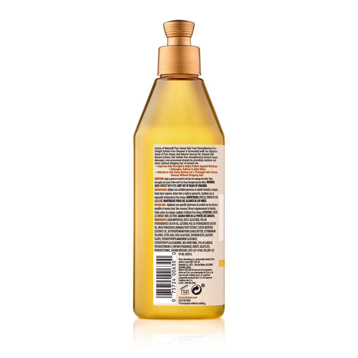 Creme of Nature, Shampoo, Honey and Banana Collection, 12 Oz