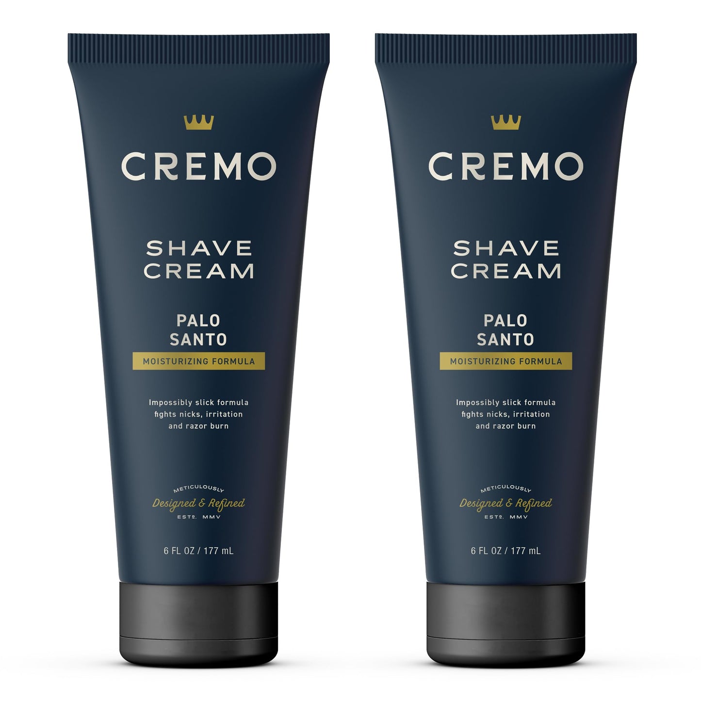 Cremo Palo Santo Shave Cream (2 Pack), Astonishingly Superior Ultra-Slick Shaving Cream for Men, Fights Nicks, Cuts And Razor Burn, 6 Fl Oz Beauty & Personal Care Cremo