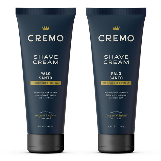 Cremo Palo Santo Shave Cream (2 Pack), Astonishingly Superior Ultra-Slick Shaving Cream for Men, Fights Nicks, Cuts And Razor Burn, 6 Fl Oz Beauty & Personal Care Cremo