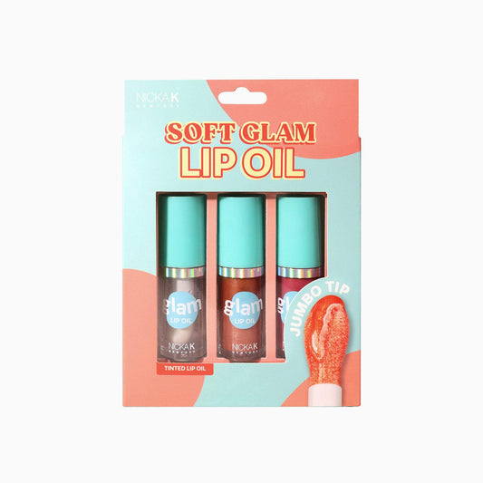 NICKA K NEW YORK Soft and Full Glam Tinted Lip Oil Set (Soft Glam) Beauty & Personal Care NICKA K NEW YORK