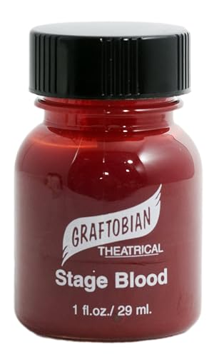 Stage Blood 1oz. Bottle with Brush Beauty & Personal Care Graftobian