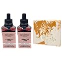 Bath & Body Works Strawberry Lover 2 Wallflowers Home Fragrance Refill Bulbs with a Peach Gardenia Sample Soap Beauty & Personal Care Bath & Body Works