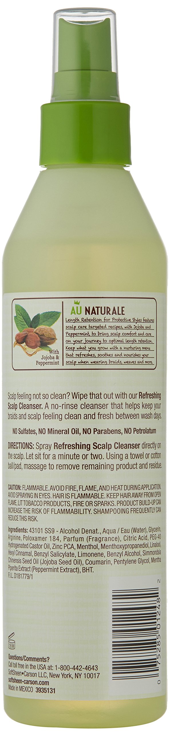 SoftSheen-Carson Dark and Lovely Au Naturale Length Retention Refreshing Scalp Cleanser, 8.5 fl oz Beauty & Personal Care SoftSheen