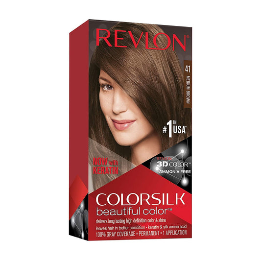 Revlon Colorsilk #41 Medium Brown (2 Pack) Beauty & Personal Care REVLON