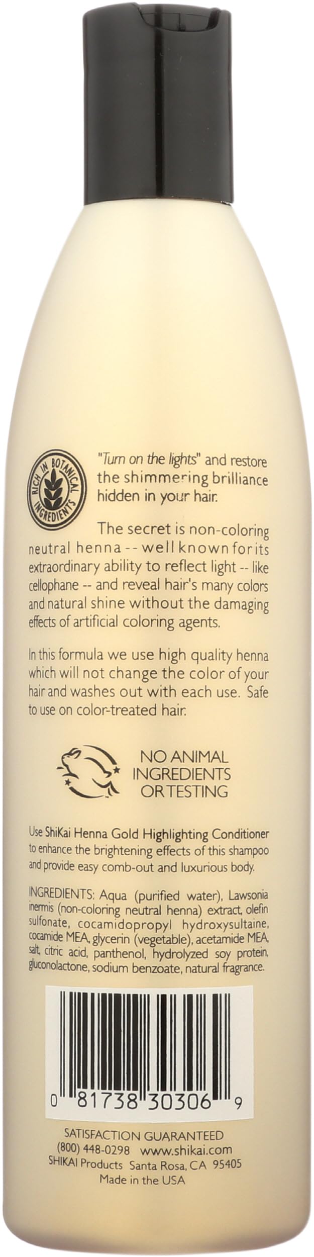 Shikai Shampoo Hghlghtng Henna Gold