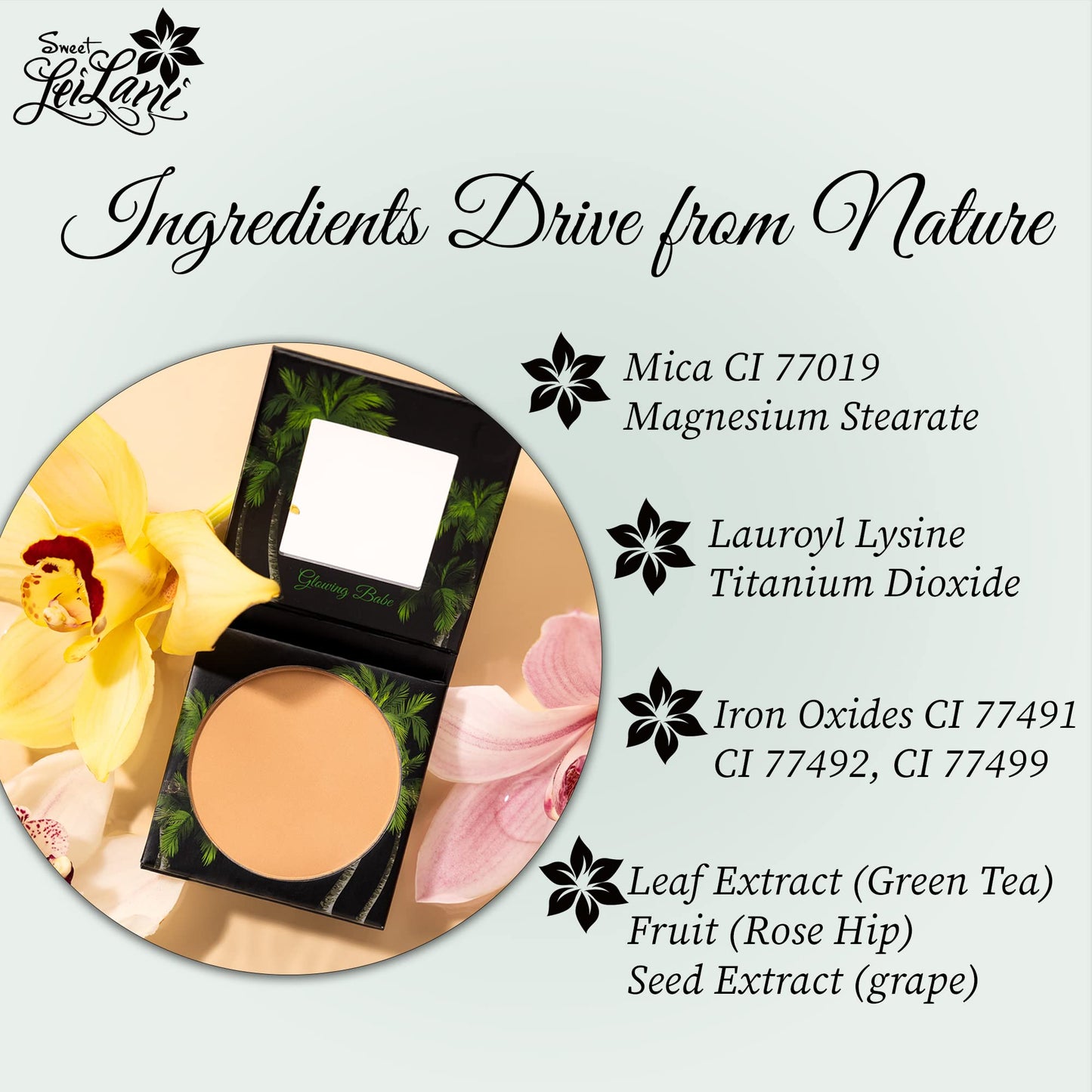 Sweet LeiLani Translucent Setting Powder Mineral Finishing Powder- Face Powder Makeup and Matte Long Lasting Pressed Powder Compact | Sky | Beauty & Personal Care SWEET LEILANI