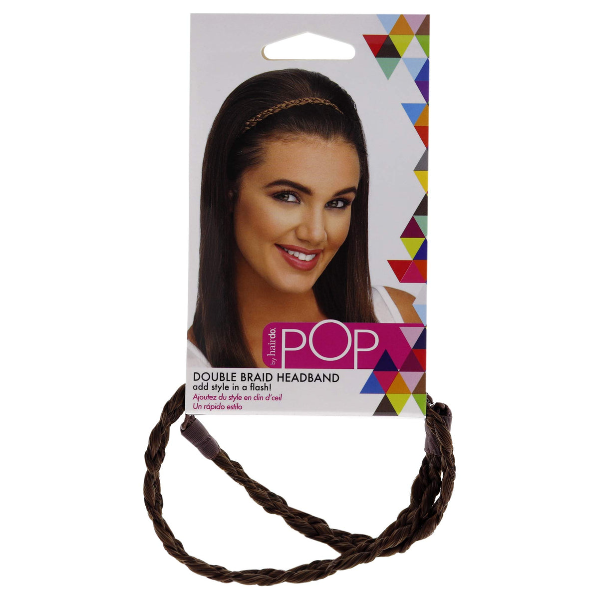 Hairdo Pop Fishtail Braid Headband, R2 Ebony