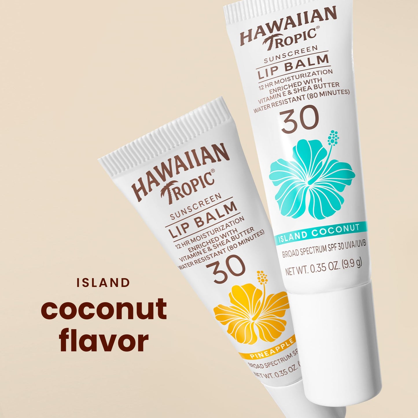 Hawaiian Tropic Lip Sunscreen SPF 30, Island Coconut | SPF Lip Balm, Beach Essentials, Travel Size Sunscreen for Lips, 0.3 oz Beauty & Personal Care Hawaiian Tropic