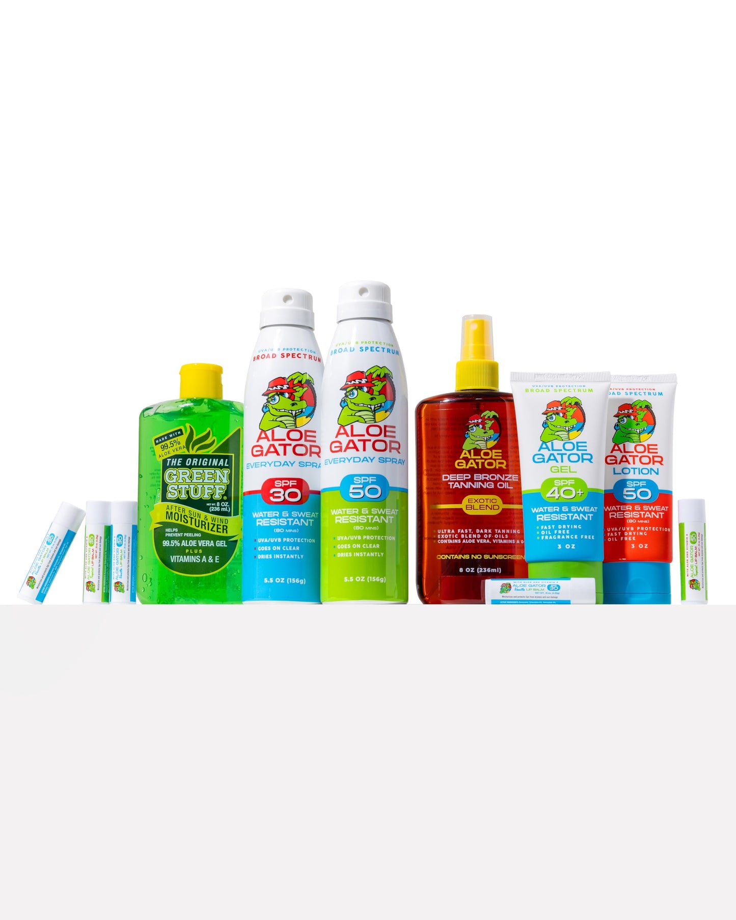Aloe Gator Gel Sunscreen SPF 40+, Alcohol-Free, Paraben-Free Beauty & Personal Care Aloe Gator