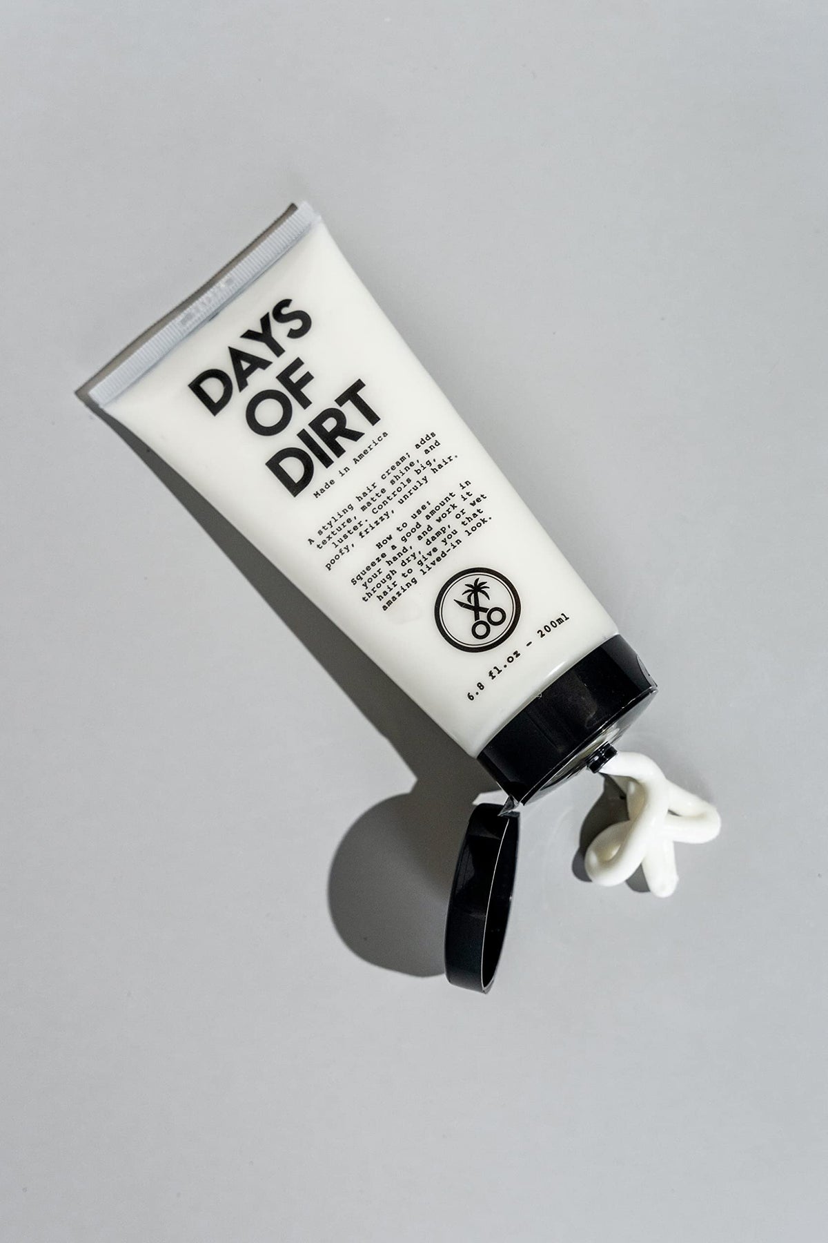 California Born Days of Dirt Hair Styling Cream for Dry, Fluffy, Frizzy, Clean Lived-in Look - Styling Cream for No-Hold, Texture & Shine - Made Beauty & Personal Care California Born